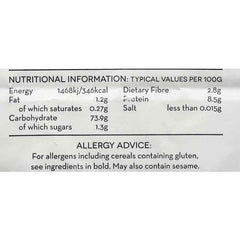 Shipton - Soft Cake & Pastry White Organic Flour, 1kg Pack of 6 - Back