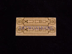 Artwox model wooden deck for S-MODEL PS700003 Beiyang Navy chaoyong yangwei super brave wood deck AW20044