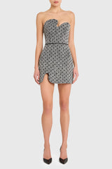 Amanda Uprichard - Robe Bustier Puzzle