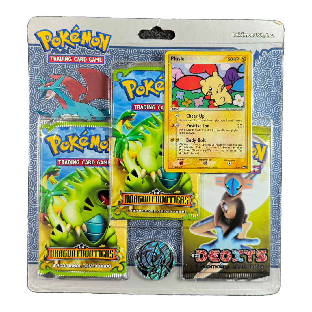 EX Deoxys & Dragon Frontiers 3 Pack Blister - Blister