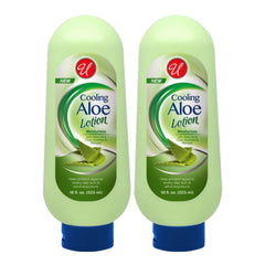 Cooling Aloe Lotion with Aloe Vera, 18oz. (523ml) (Pack of 2)