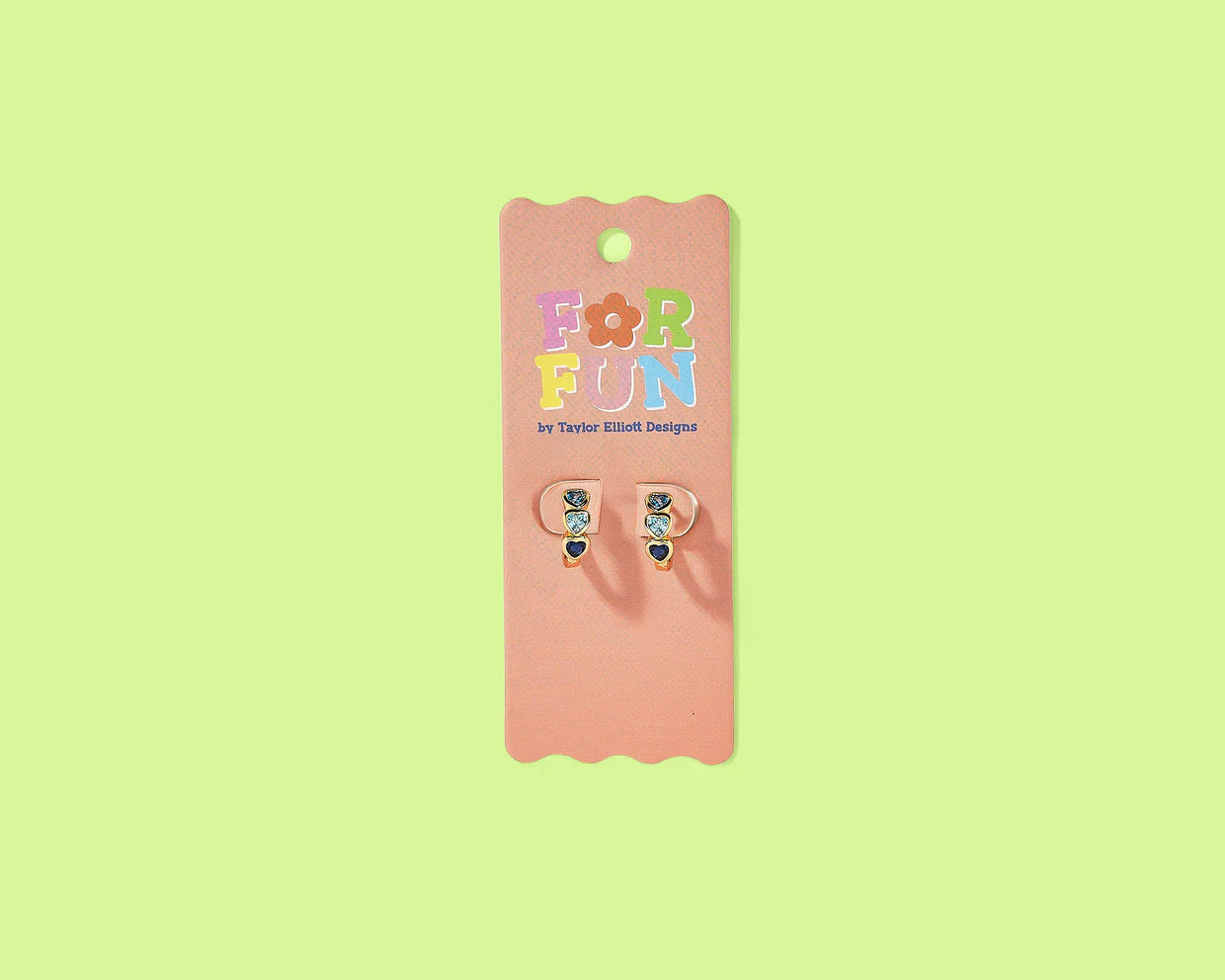 Taylor Elliott | For Fun | Lettie Blue Huggie Earrings