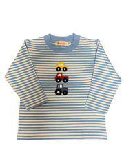 Triple Stacked Vehicles Long Sleeve Shirt