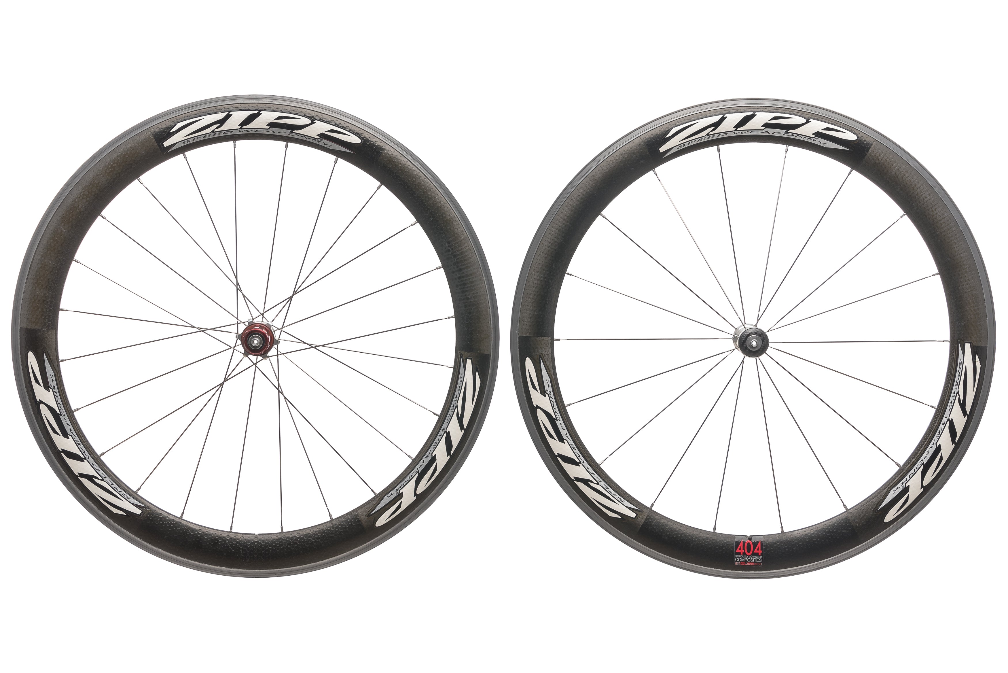 Zipp 404 Carbon Clincher 700c Wheelset drive side