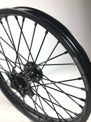 Fastuff Whoop Hoops Wheels Set KTM/Husqvarna 2016-2022 19" 21" Black Rims Black Hubs