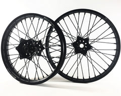 Fastuff Whoop Hoops Wheel Set KTM/Husqvarna 2016-2022 19" 21" Black Rims Black Hubs
