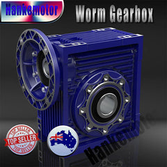 NMRV075 7.5:1 Worm Reducer B5 28mm Input Shaft Compatible with 100 Frame Motors