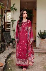 Zync by Florent Embroidered Lawn Unstitched 3 Piece Suit - FZ-7A - FL26FCZ - Pink - Summer Collection