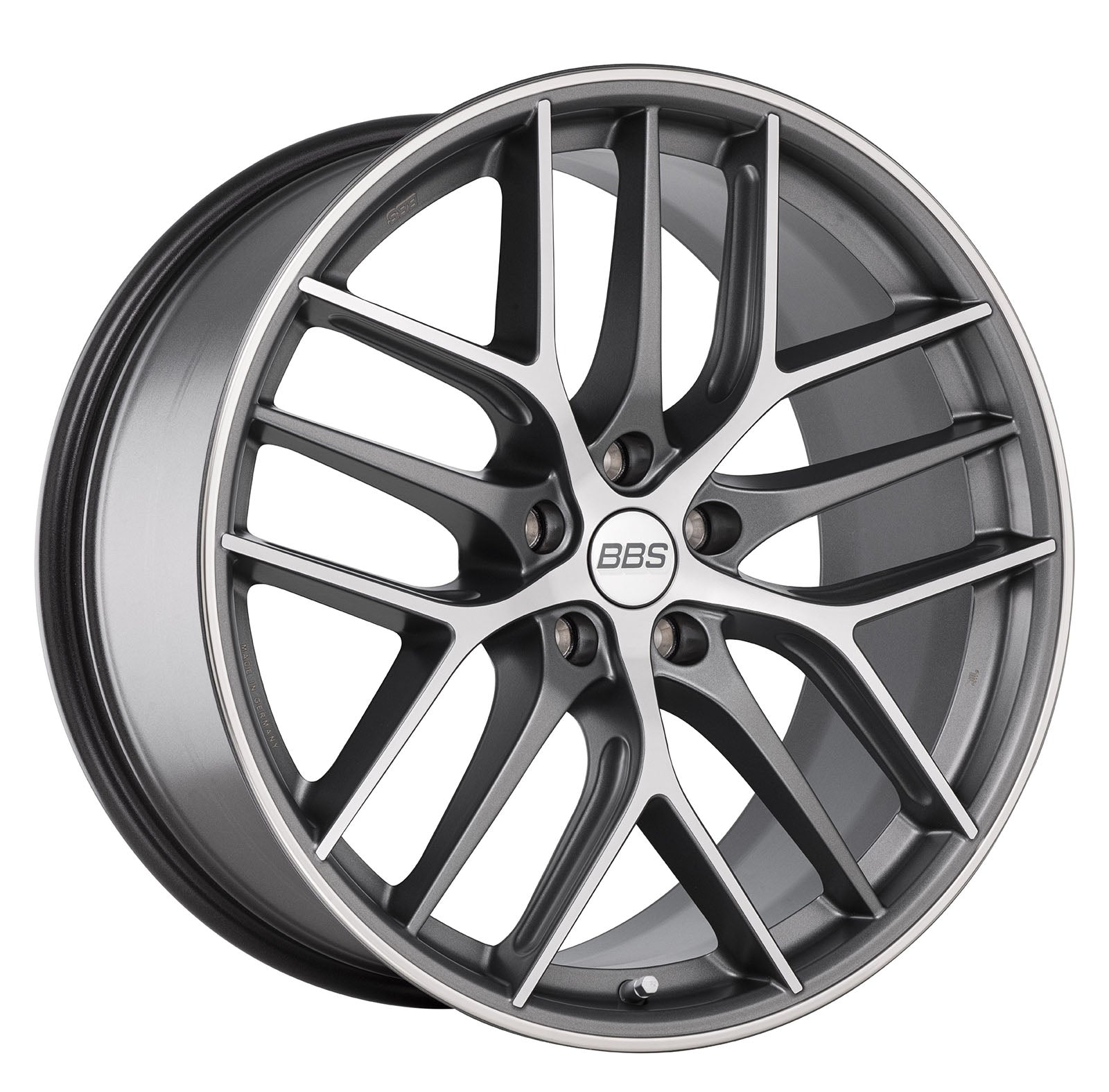 BBS CC-R 19x8.5" 5x112 ET30, Dark Grey / Machined