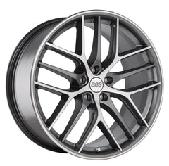 BBS CC-R 19x8.5" 5x112 ET30, Dark Grey / Machined