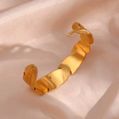 Feather Cuff Bracelet