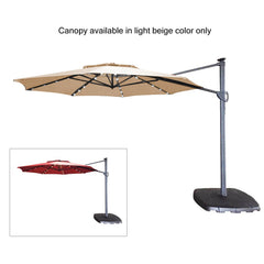 Replacement Canopy for Simply Shade 11ft LED Umbrella - Riplock
