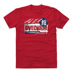 500 Level T-Shirts Alex Ovechkin Washington Capitals 500 Level NHL Sticker T-Shirt - Red