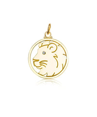 Lion Pendant, Diamond