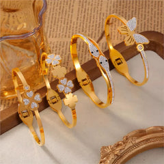 Butterfly Snake Clover Bracelet Set