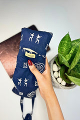 Eye Pillow With Buck Wheat Filling (Dark Blue)
