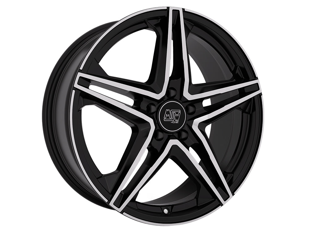 MSW 31 18x7.5" 5x112 ET33, Gloss Black, Machined Spokes