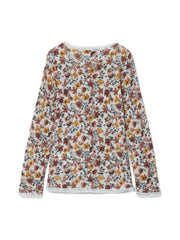 KIDS MERINOULL LANGERMET TOPP - TURTLEDOVE