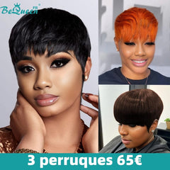 BEQUEEN 3 PERRUQUES COMBO NO.401