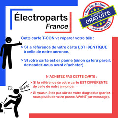 Carte T-CON CCPD-TC575-009 V1.0 pour Télé HISENSE 58A6BG