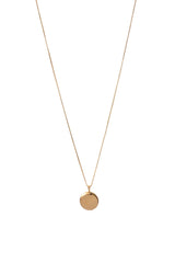 LISBETH JEWELRY - COLLIER MÉDAILLON CLASSIQUE - OR REMPLI