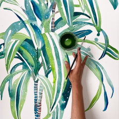 Corn Plant, Original Art | Ingrid Sanchez - Original Art by Ingrid Sanchez - CreativeIngrid