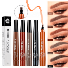 PROBROW™ : Crayon à Sourcil Professionnel 4 Pointes pour un Effet Microblading