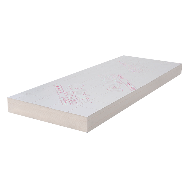 Celotex CW4000 cavity wall insulation board, 85mm thick, featuring a flat, rigid white surface.