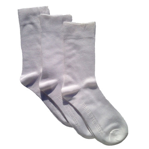 Bamboo Pro Strømper 3 Par Hvid | Str. 37-41 fra Bamboo Pro på Mecindo.dk