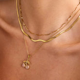 18K Cherry Blossom Necklace Stack