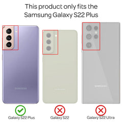 NALIA Ultra-Dünnes Hardcase für Samsung Galaxy S22 Plus Schwarz NALIA SlimFit Hülle