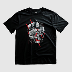 Death is not an escape t-shirt - front view from Dead by Daylight universe