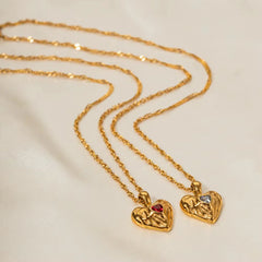 Lava Heart Necklace