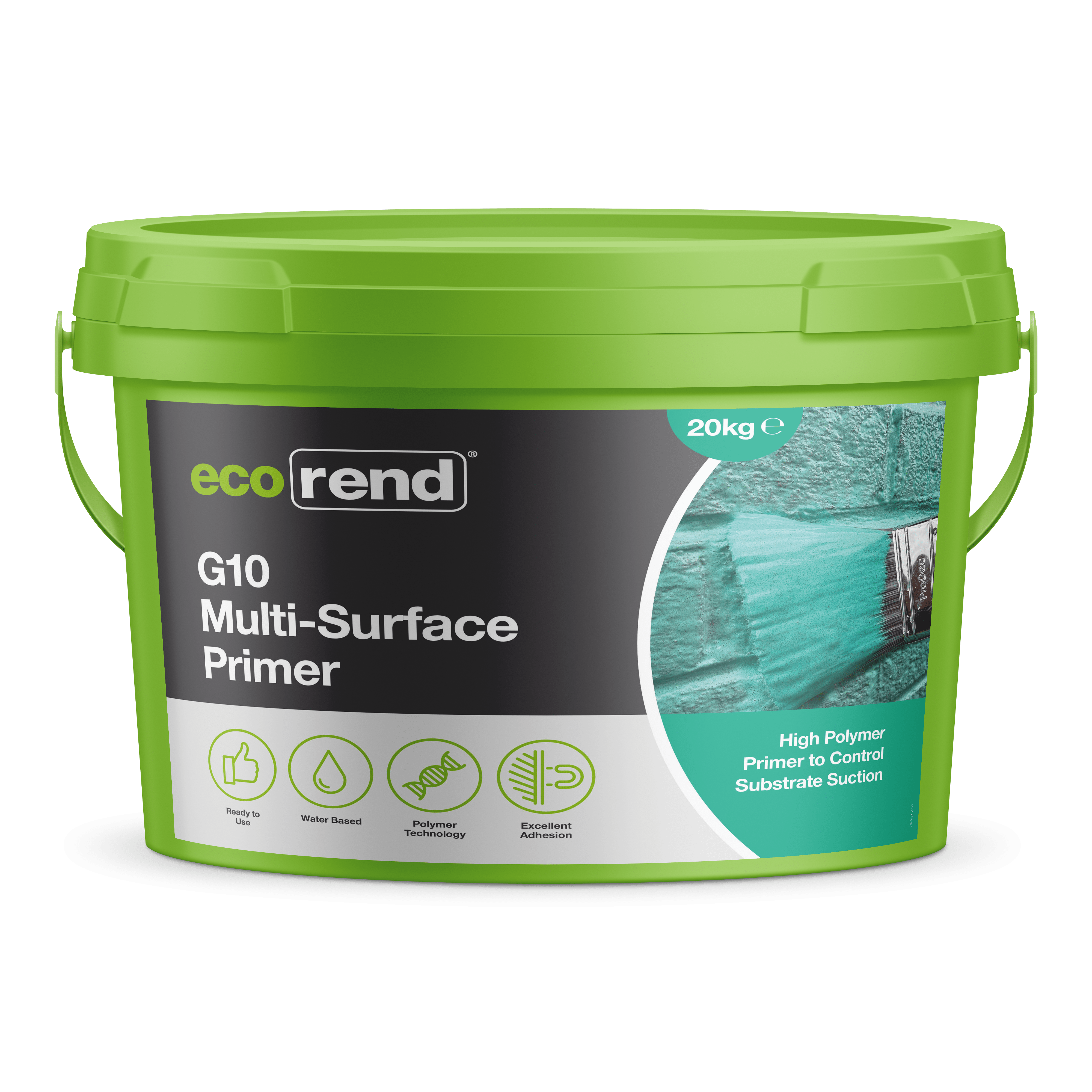 BM006088 Ecorend G10 Multi Surface Primer 20kg | rendersdirect.co.uk Render Primer