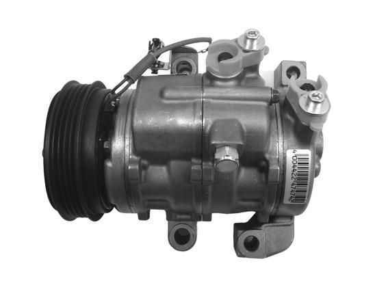 Compresseur de Climatisation ELSTOCK 51-1288 pour Suzuki - Performance Premium, proposé par le vendeur distripiecesautos66. Vue de côté du compresseur avec détails techniques visibles.