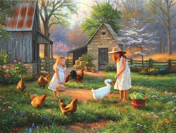 Evening at Grandma's 500 piece jigsaw puzzle box