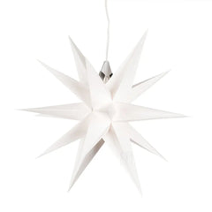 Annaberger Faltstern No. 3 35cm | weiß - Feder&Konfetti Store
