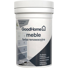 GoodHome Reno mat hvid møbelrenoveringsmaling 125 ml