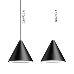 String Light Cone Pendant Light