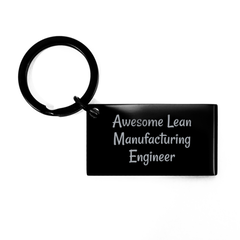 Lean Manufacturing Engineer Gifts Christmas Gift Awesome Lean Manufacturing Engineer Keychain Key Chain
