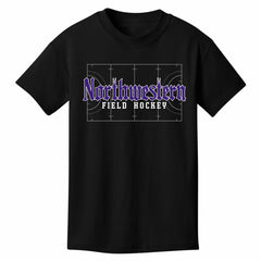 Northwestern Field Hockey Kids Gothic T-Shirt
