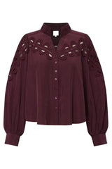 Gossia - Cessiago Blouse G2847 - Plum Bluser