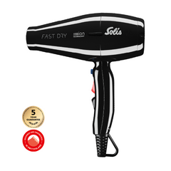 Solis Fast Dry Hair Dryer (Black)