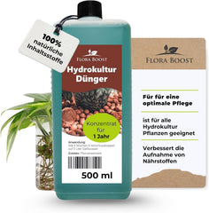 Hydrokultur Dünger von Flora Boost für optimales Pflanzenwachstum