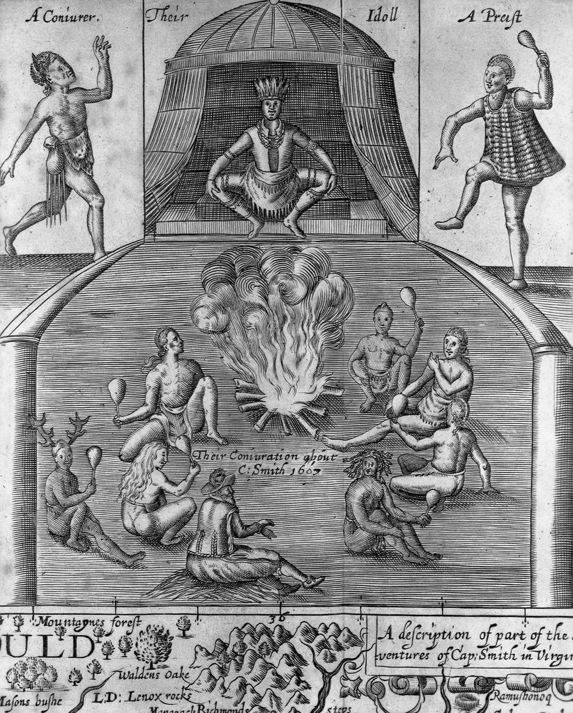 John Smith Observes a Native American Ritual