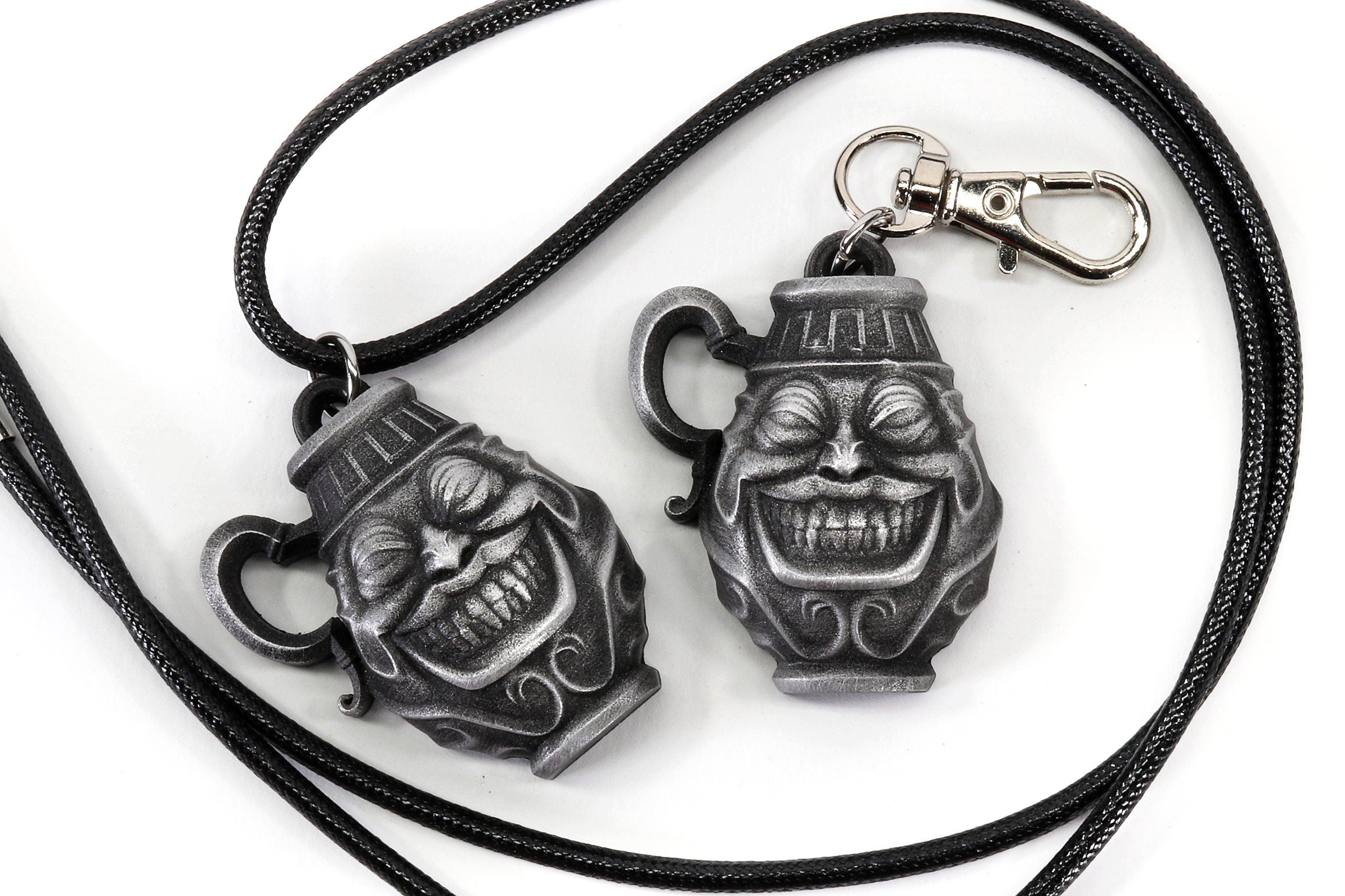 Smiling Jar Keychain / Necklace Gift for Anime Fan