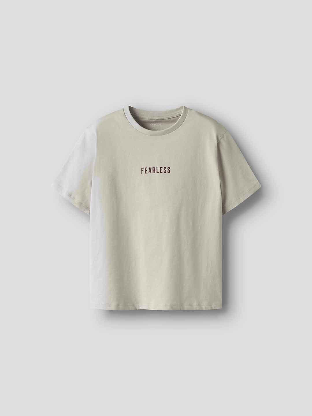 Name It t-shirt kids beige stampa fearless 13252776 BEIGE NAME IT