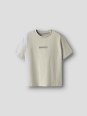 Name It t-shirt kids beige stampa fearless 13252776 BEIGE NAME IT