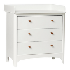 Leander design dresser white with optional changing plate