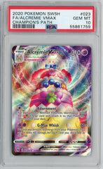 PSA 10 GEM MINT Alcremie VMAX 023/073 - Champion's Path 2020